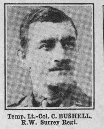 Bushell C Lt Col VC Royal West Surrey Regiment
