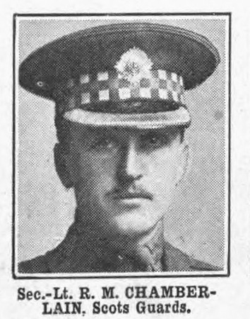Chamberlain R M 2nd Lt Scots Guards