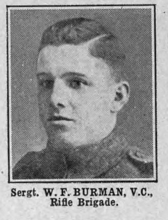 Burman W F Sergt VC Rifle Brigade