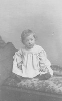 A Studio Portrait Of A Toddler c.1900s