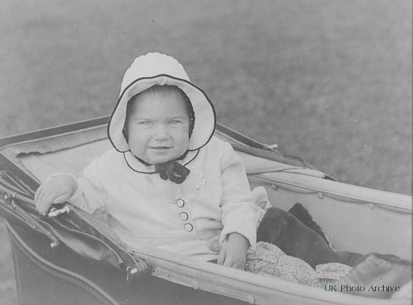 A Baby In A Pram 1950s