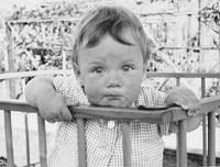 A Baby In A Playpen
