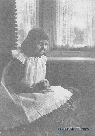 Alice Jackman At The Window Of West Lodge Ashtead Park c.1900