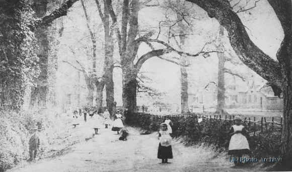 Children Leaving St Giles School c.1880