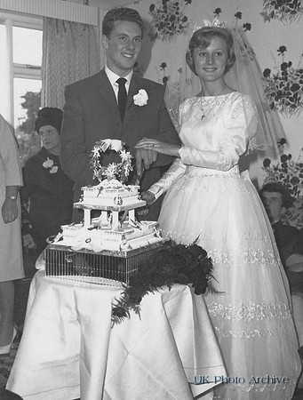 A 1960s Bride And Groom