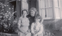 A Family In The Front Garden 1920s