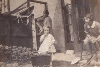 Family In A Back Yard 1920s