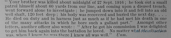 Christie A W E Lt 2nd Worcestershire Regiment Obit Part 2