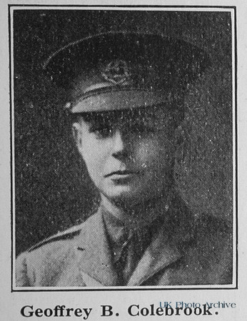 Colebrook G B 2nd Lt 1st Queens Royal West Surrey Regiment