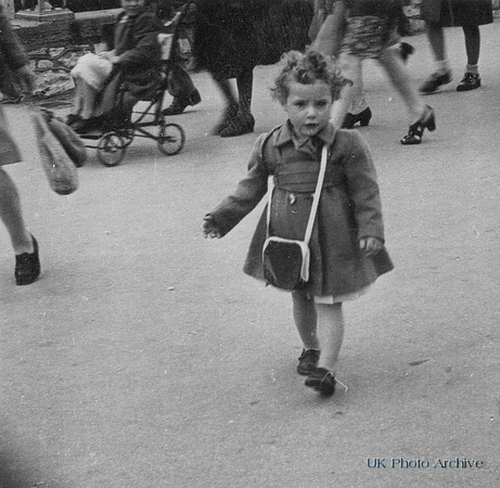 A Little Girl In The `1940s