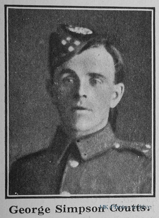 Coutts G S Pte 2362 4th Gordon Highlanders