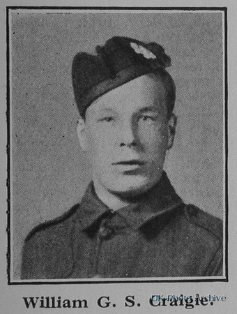 Craigie W G S Pte 1772 4th Royal Scots