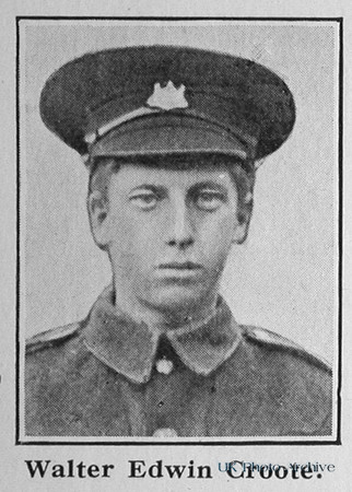 Croote W E Pte 2192 1st Cambridgeshire Regiment