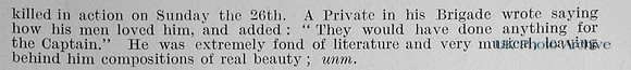 Curties L C A Captain 8th East Kent Regiment Obit Part 2