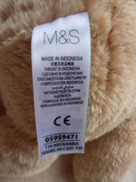 Marks And Spencer 1st Classic Teddy Bear Plush Toy 14 Inches With Tag