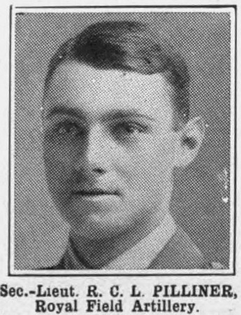 Pillinder R C L 2nd Lt Royal Field Artillery