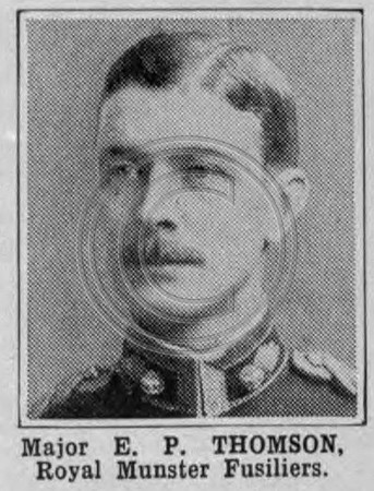 Thomson E P Major Royal Munster Fusiliers