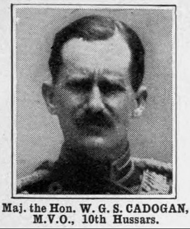 Cadogan W G S Major the Hon 10th Hussars