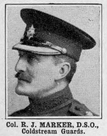 Marker R J Col DSO Coldstream Guards