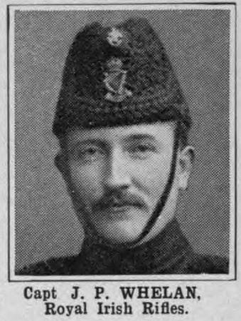 Whelan J P Captain Royal Irish Rifles