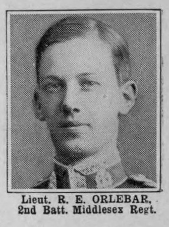 Orlebar R E Lt 2nd Middlesex Regiment