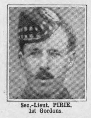 Pirie 2nd Lt 1st Gordon Highlanders