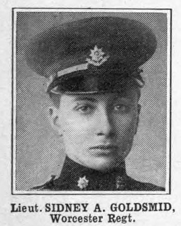 Goldsmid S A Lt Worcestershire Regiment