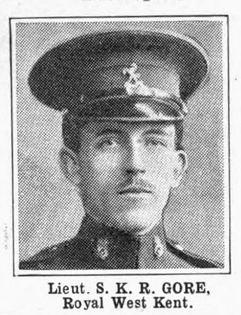 Gore S K R Lt Royal West Kent Regiment