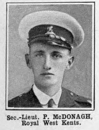 McDonagh P 2nd Lt Royal West Kent Regiment