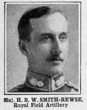 Smith-Rewse H B W Major Royal Field Artillery