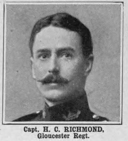 Richmond H C Captain Gloucestershire Regiment