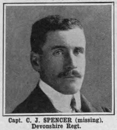 Spencer C J Captain Devonshire Regiment