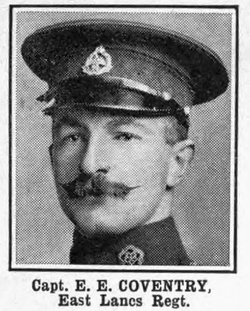 Coventry E E Captain East Lancs Regiment