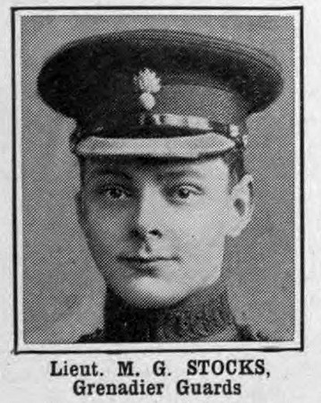 Stocks M G Lt Grenadier Guards
