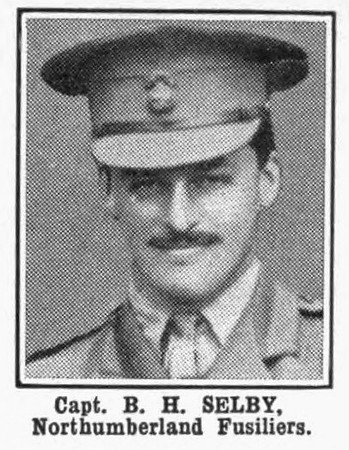 Selby B H Captain Northumberland Fusiliers