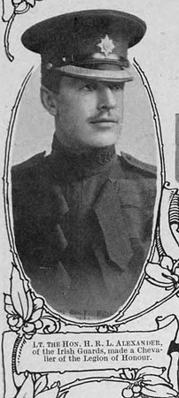 Alexander H R L Lt The Hon Legion of Honour Irish Guards