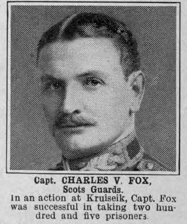 Fox C V Captain DSO Scots Guards