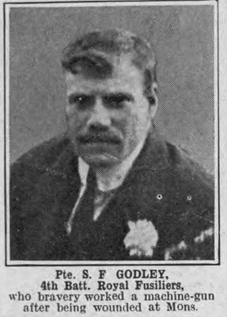Godley S F Pte VC 4th Royal Fusiliers