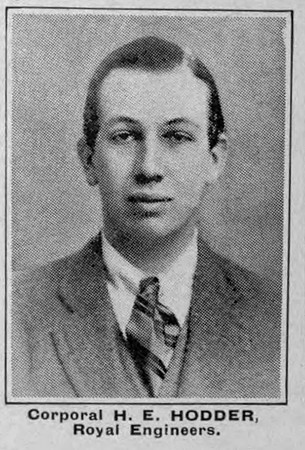 Hodder H E Cpl DCM Royal Engineers