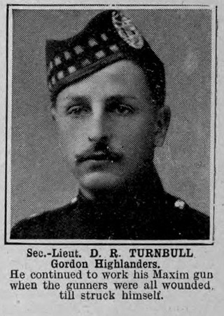 Turnbull D R 2nd Lt DSO Gordon Highlanders
