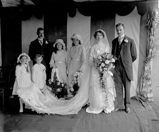 The Wedding Of John Harold Fea And Grace Young Christie Shaw 5th Nov 1913