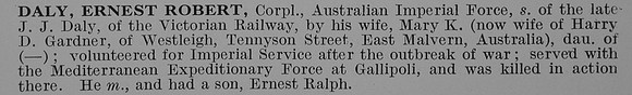 Daly E R Cpl 212 7th AIF Obit