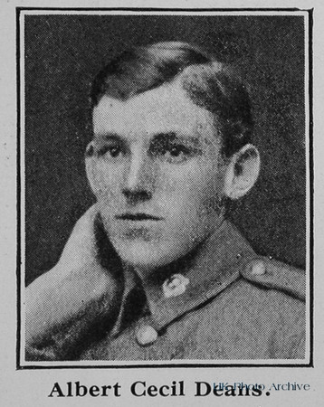 Deans A C Pte 657 Otago Infantry Battalion NZEF