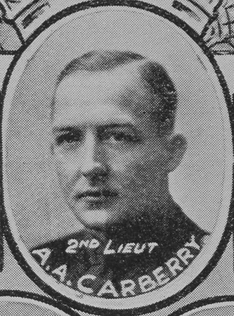 Carberry A A 2nd Lt MC 8th Manchester Regiment