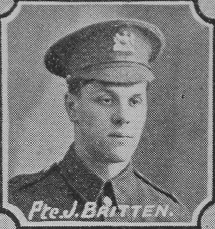 Britten J Pte 11758 19th Manchester Regiment
