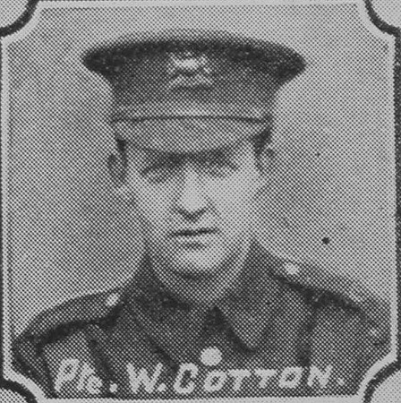 Cotton W Pte 11778 19th Manchester Regiment