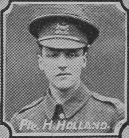 Holland H Pte 11842 19th Manchester Regiment