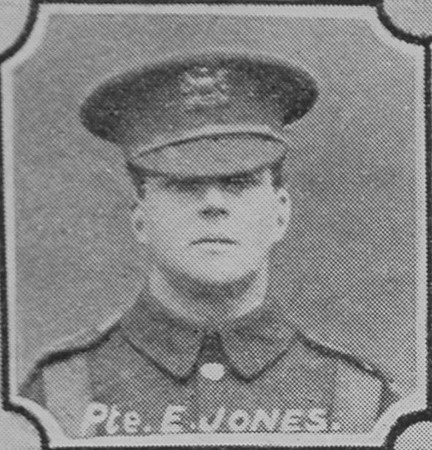 Jones E Pte 11865 19th Manchester Regiment