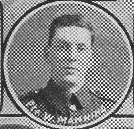 Manning W Pte 2857 8th Manchester Regiment