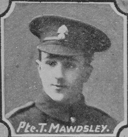Mawdsley T Pte 5290 20th Royal Fusiliers